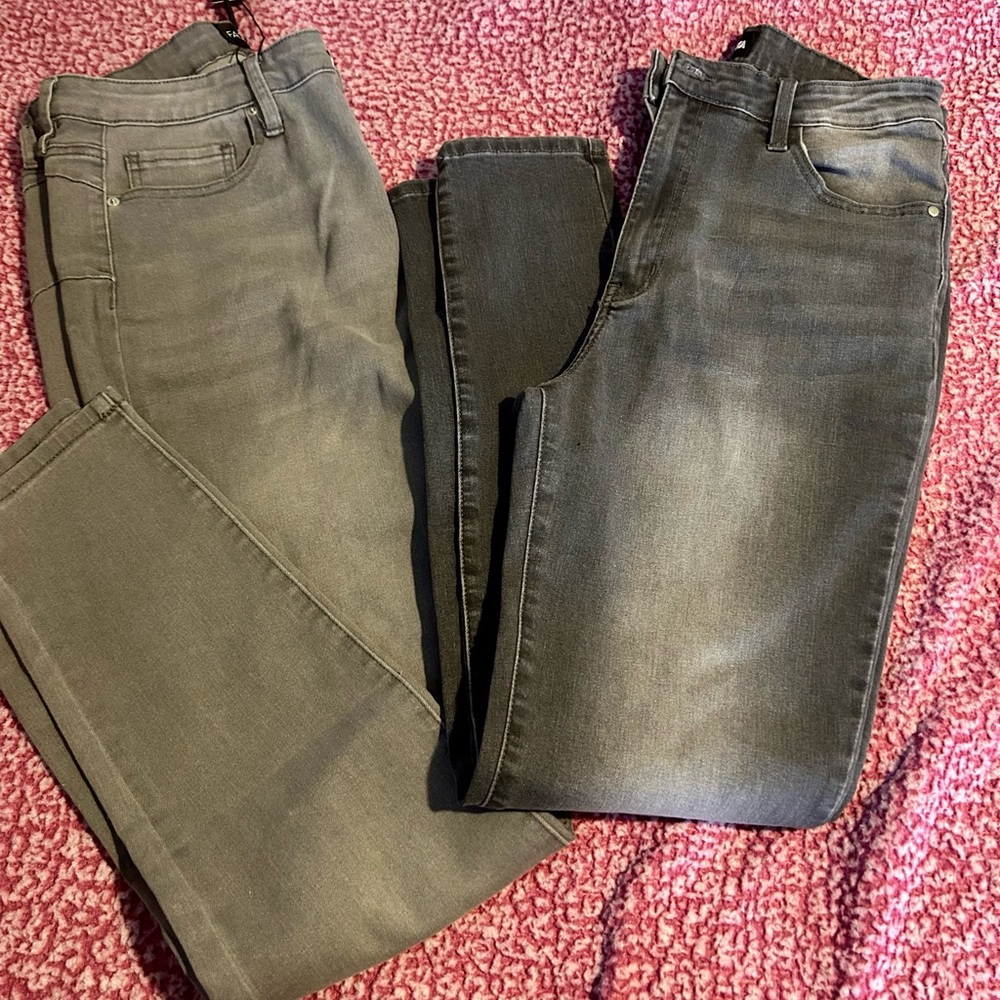 Two pair jeans